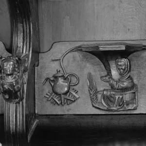 Medieval Art and Sculpture Photographic Print Collection: Misericords