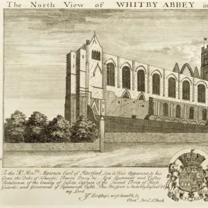 Whitby Abbey engraving J010105