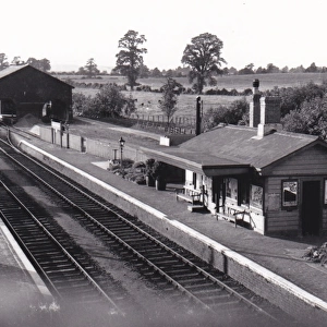 Gloucestershire Stations Photographic Print Collection: Adlestrop Station