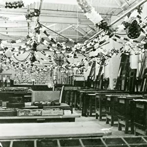 Christmas in No 9 Carriage Trimming Shop, 1938