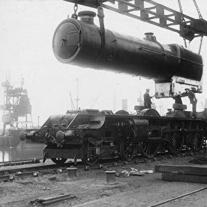 King George V at Cardiff Docks, 1927