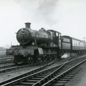 Loco No 7808 Cookham Manor, at Gloucester