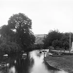 River Fowey at Lostwithiel, Cornwall, July 1927