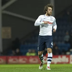 Ben Pearson in Action: PNE vs Leeds United, SkyBet Championship, Deepdale, 09/04/2019