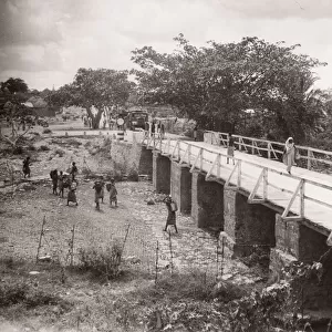 1940s East Africa - river bed Italian Somaliland, Somalia