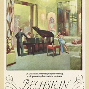 Advertisement for Bechstein Hall, Brook Street, London