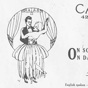 Advert for Cabaret Royal, 42 Blv de Clichy, Paris Date: 1920s