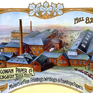 Advert, The Ellangowan Paper Co, Milngavie, Scotland