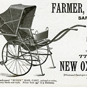 Advert for Farmer, Lane - Co, mail carts and prams