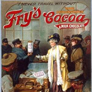 Advertisement for Frys Cocoa & Milk Chocolate