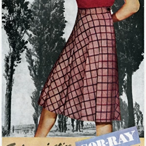 Advert for Gor-ray Koneray pleated skirts 1947