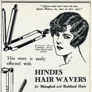 Advert for Hindes hair wavers 1925