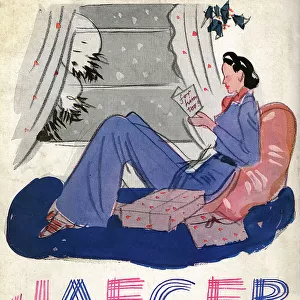 Advert for Jaeger womens trouser suit 1938