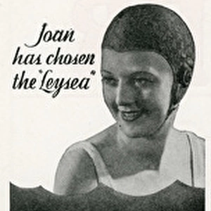 Advert for Leysea bathing caps 1934