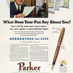 Advert / Parker Pens 1940