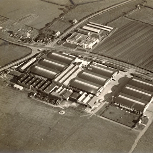 Aerial view of the Bristol factory and offices, 1930