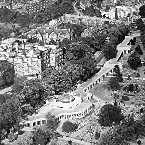 Aerial view of Harrogate in the 1930s