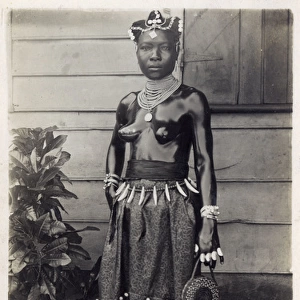 African woman in native dress