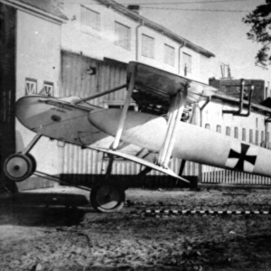 Ago C II twin-boom fuselaged German plane
