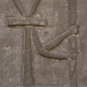 Ankh. Relief. Temple of Horus. Edfu. Egypt