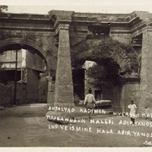 Antalya, Southern Turkey - Hadrians Gate or Uckapilar