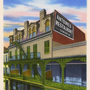 Antoines Restaurant, St Louis Street, New Orleans, USA