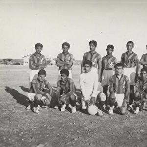 Armenian boy scout footballers in Cyprus