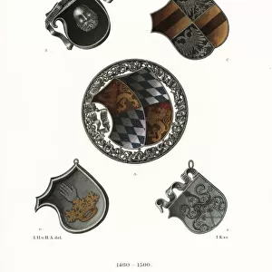 Armorial shields of the crossbowmens guild, late