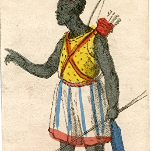 Ashanti native costume, West Africa