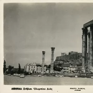 Athens, Greece - The Columns of the Temple of Jupiter