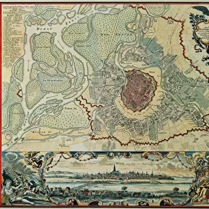 Austria. Vienna. Plan, 1720