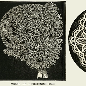 Babies Christening cap 1864