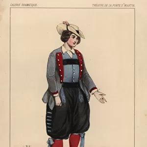 Ballet dancer Berthier as Max in the ballet-pantomime
