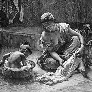 Bathing / Cairo 1884