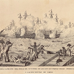 Battle of Trafalgar (October 21st, 1805). Battle