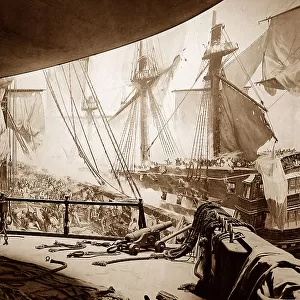 Battle of Trafalgar panorama, Royal Naval Exhibition