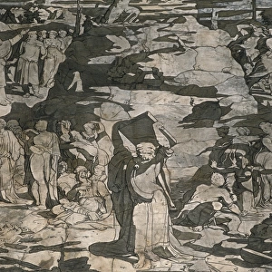BECCAFUMI, Domenico (1484-1551). Moses Showing
