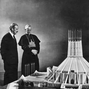 Bishop, architect and future cathedral