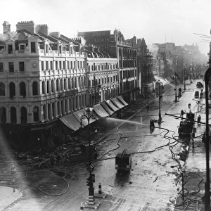 Blitz in London -- John Lewis, Oxford Street, WW2