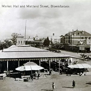 Bloemfontein - Market Hall and Maitland Street - South Afric