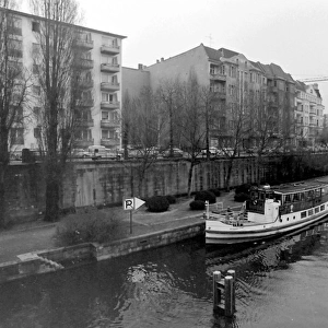 Boat on the River Spree, Berlin, Germany
