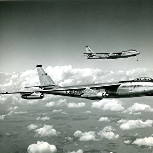 Boeing RB-47E Stratojet, 51-5259, front, and B-47E Strat?