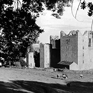 Bolton Castle near Leyburn in the 1930s