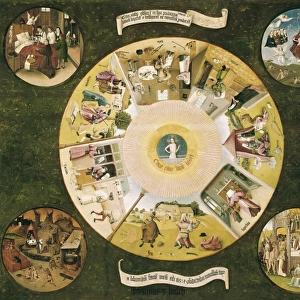 Hieronymus Bosch Collection: The Seven Deadly Sins depicted by Hieronymus Bosch