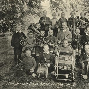Boys Band at Hollybrook Cottage Homes, Southampton