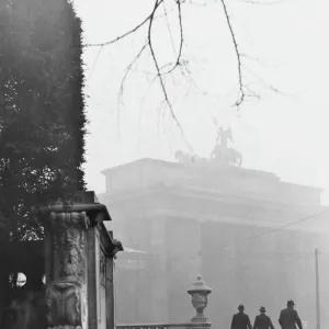 Brandenburg Gate in Fog