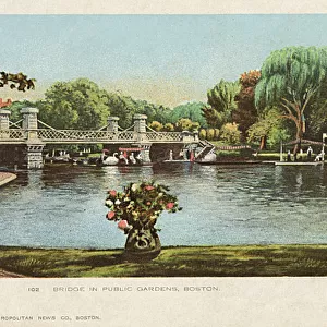 Bridge in the Public Gardens - Boston, Massachusetts