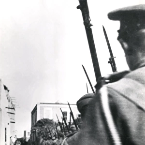 British troops at Hosh Issa, Egypt, WW1