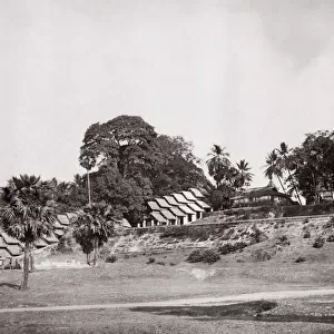 c. 1870s India Burma Myanmar - Shwedagon pagoda