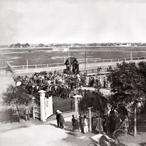 c. 1880s China - Shanghai horse racing racecourse